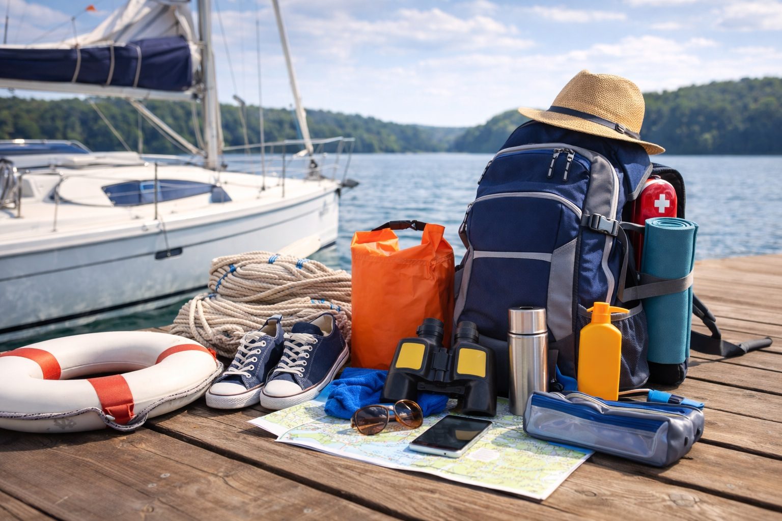 Co zabrać na rejs po Mazurach?