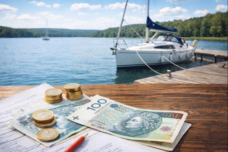 Ile kosztuje czarter jachtu na Mazurach - wszystkie ukryte koszty