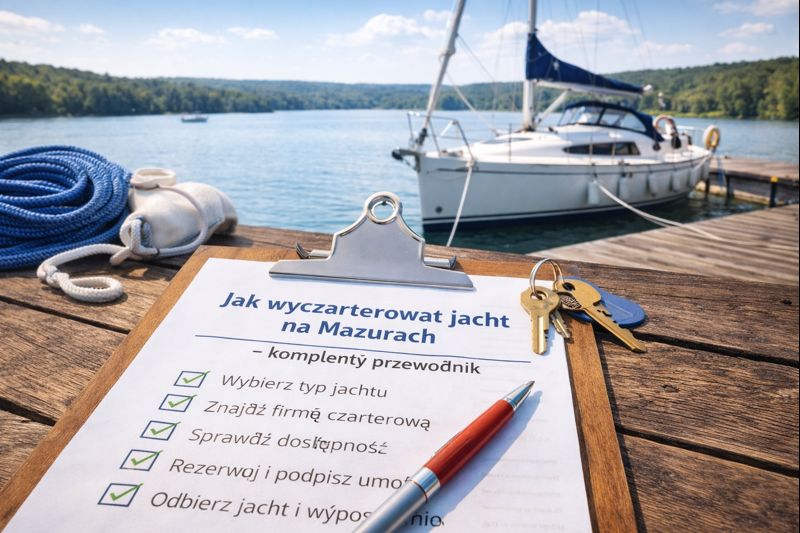 Jak wyczarterować jacht na mazurach - kompletny przewodnik