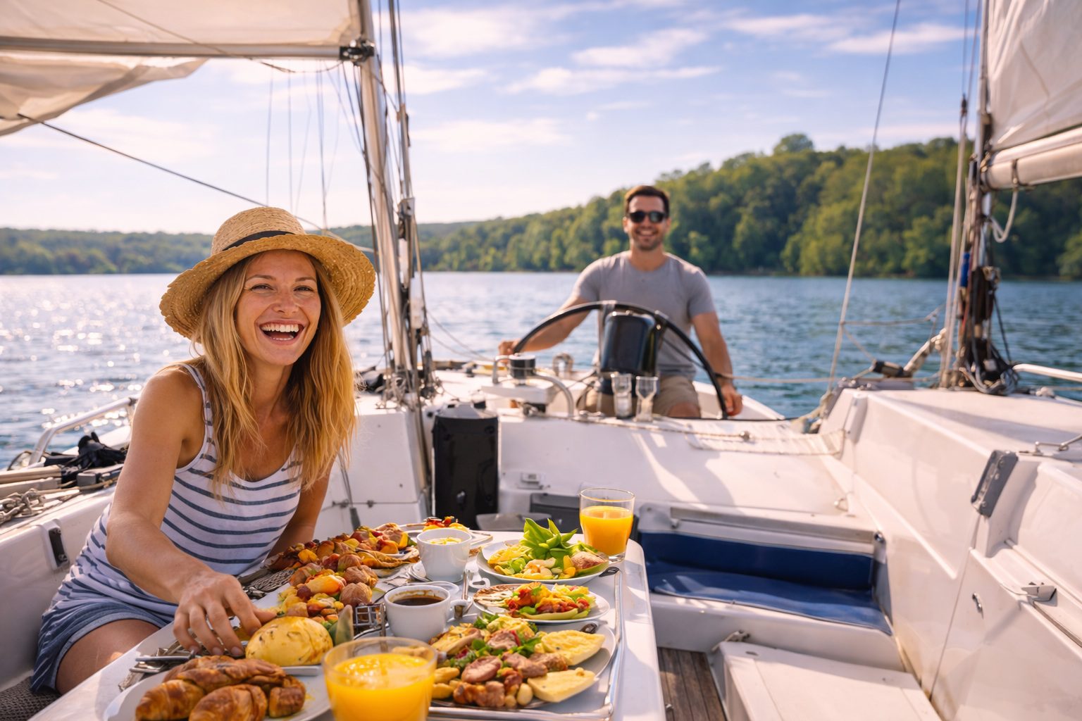 Jak wygląda dzień na jachcie