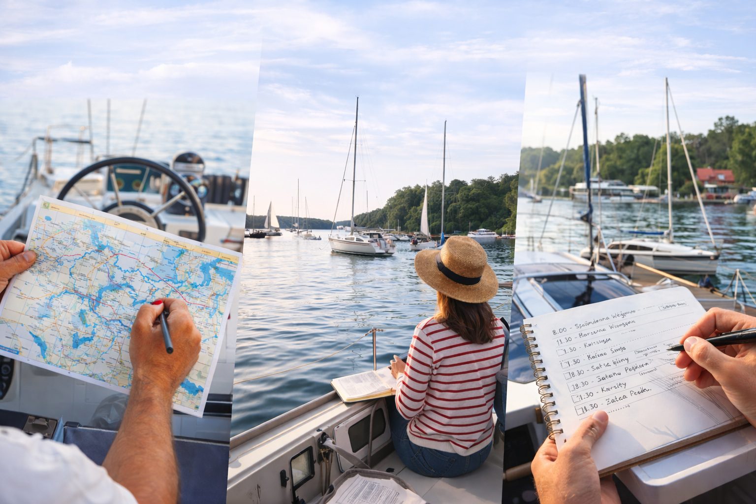 Jak zaplanować rejs dzień po dniu